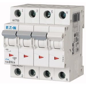 Eaton krachtgroep / 3-polig + nul, C16A / PLSM-C16/3N-MW / 242543