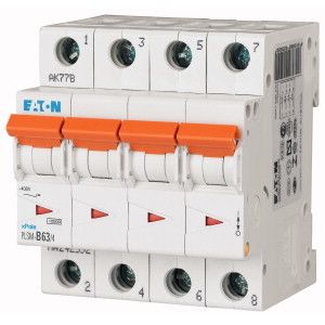 Eaton krachtgroep / 3-polig + nul, C63A / PLSM-C63/4-MW / 242618