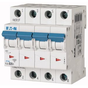 Eaton krachtgroep / 3-polig + nul, C20A / PLS6-C20/3N-MW / 243019