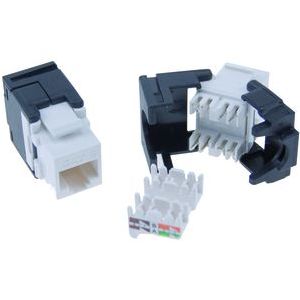 PEHA 1951.19 RJ45 C6 KEYSTONE CAT6A-CONNECTOR ZWART