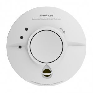 FIREANGEL SM-F-1EU | Optische rookmelder 230V met vaste lithium batterij (10 jaar) en back-up-batterij, koppelbaar | SM-F-1EU