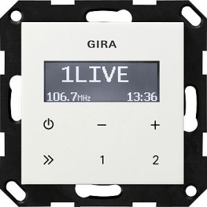 Gira | inbouwradio met RDS | standaard 55 ZWG