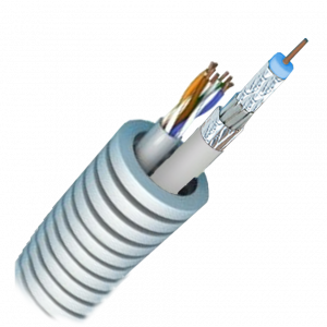 Flexbuis Preflex 20mm + Coax 9-TS(triple shielded tegen 4G(LTE)-signal