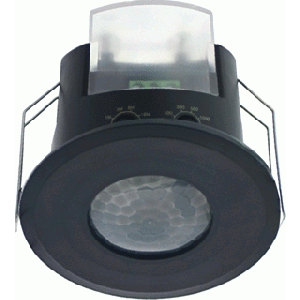 KLEMKO PLF-IB-PIR-ECO-ZW PIR INB 360G 2KW 7M 40M2 ZWART