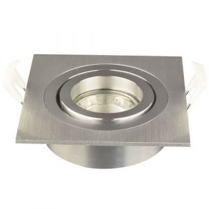 Luxe inbouwspot vierkant kantelbaar aluminium
