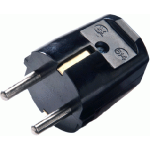 MARTIN KAI 614-SW RECHTE STEKKER RA ZW IP20