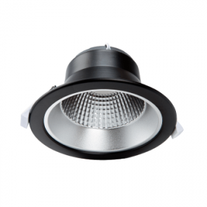 Reflector Downlight ECO  Zwart  Ø232mm  28W  Tri-White