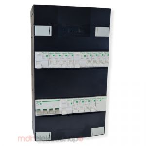 Schneider groepenkast 3 fase met 12 groepen en beltrafo ADVG2424244TH3