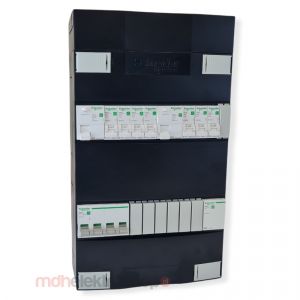 Schneider groepenkast 3 fase met 7 groepen en beltrafo ADVG24234TH3