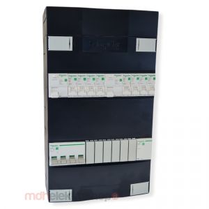 Schneider groepenkast 3 fase met 8 groepen en beltrafo ADVG24244TH3