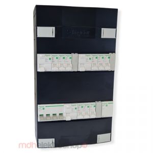 Schneider groepenkast 3 fase met 9 groepen en beltrafo ADVG2323234TH3
