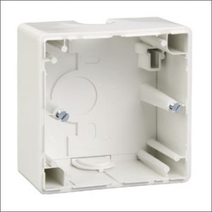 Schneider | Opbouwbak 1-voudig | M-Smart Glanzend Wit | MTN512125