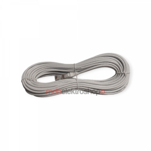 Technetix patchkabel UTP Cat5e, mantelkleur wit, 15 meter