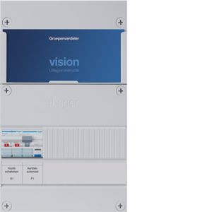 Groepenkast Hager | 1 Groep 1 x Aardlekautomaat | 1 Fase | VKG010A