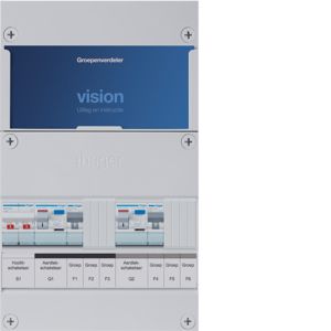 Groepenkast Hager | 2 Groepen 2 x Lichtgroepen | VKG11B