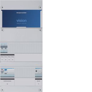 Groepenkast Hager | 2 Groepen 2 x Lichtgroepen 1 x Beltransformator | 3 Fase | VKG200U-T