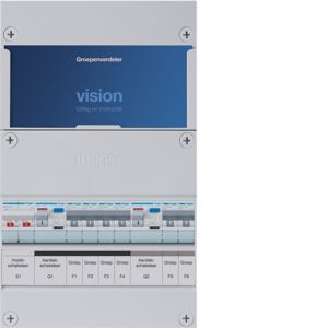 Groepenkast Hager | 6 Groepen 6 x Lichtgroepen | 1 Fase | VKG42B