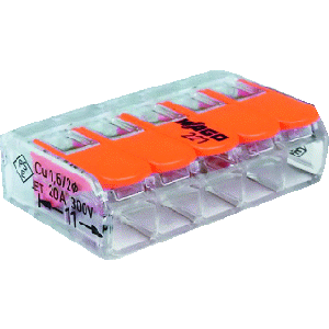 WAGO 221-415 LASKLEM 5V 0.14-4 +HENDEL 10 stuks