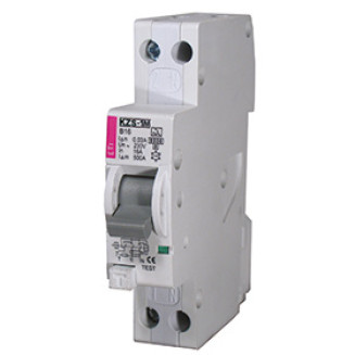 ETI aardlekautomaat / 16A, 30mA, B-kar, 1P+N (18mm) / KZS-1M / 432000204