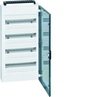 Hager Vega - Ledige installatiekast + transparante deur - 4 x 18 modulen - VB418P