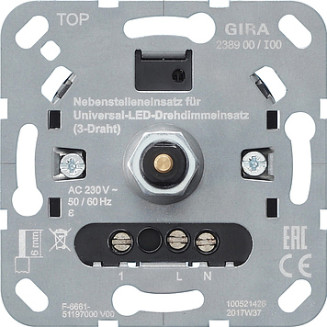 Gira | Neveneenheid 3-draads voor universele LED dimmer | 238900