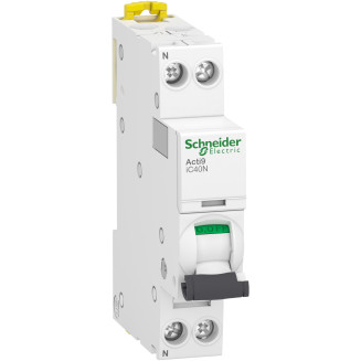 Schneider installatieautomaat / 1-polig + nul, B6A / Acti9 / A9P44606