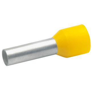 Klauke adereindhuls geïsoleerd geel 6,0mm²/12mm - 100 stuks - 475/12