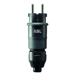 ABL 1529-100 | Ultra pro stekker met randaarde zwart 16A/250V IP54 | 1529100