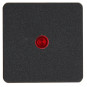 KOPP HK02 - Schakelwip met controlevenster rood - Antraciet - 331116007