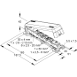 KLEINHUIS 1309 - Aardrail met 9 aansluitingen, 6x25mm² / 1x6mm² / 1x10mm² / 1x50mm² - 547001