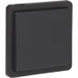 Niko Hydro zwart | 2-polige schakelaar met steekklemmen 10A | 761-31205