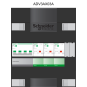 Schneider groepenkast 3 fase met 3 aardlekautomaten ADVA33000H3