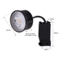 Tronix LED Spot | Zwart | Ø50mm | 5 Watt | 38° | 2700K | Dimbaar