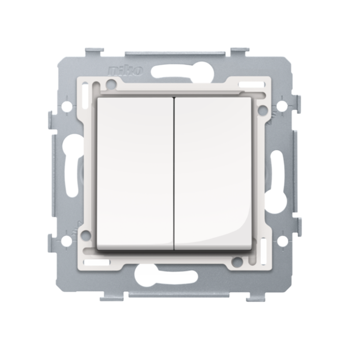Niko | Serieschakelaar met bedieningswip | Original Bright White | 111-81515