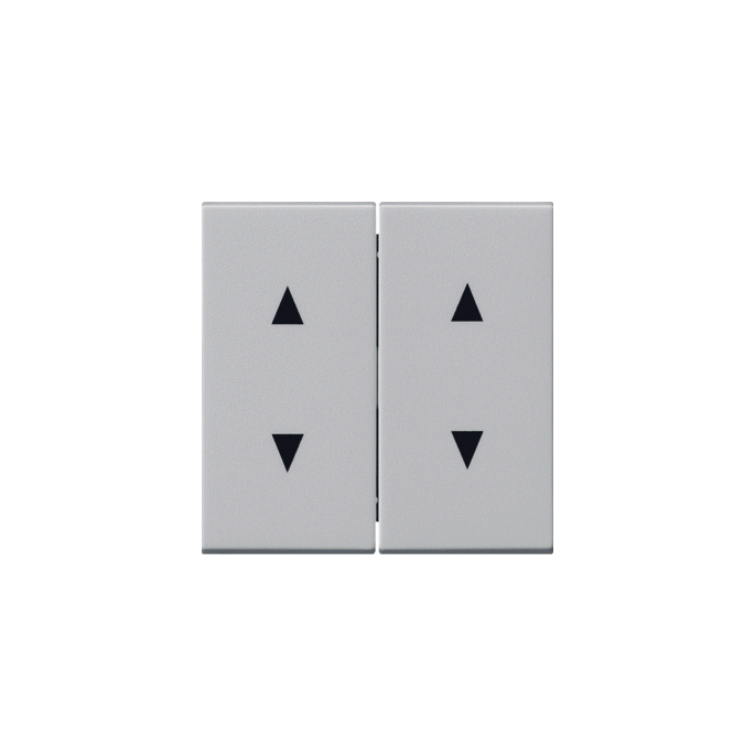 Gira | Schakelwip 2-voudig met pijlsymbolen | Systeem 55 Grijs | 1150015