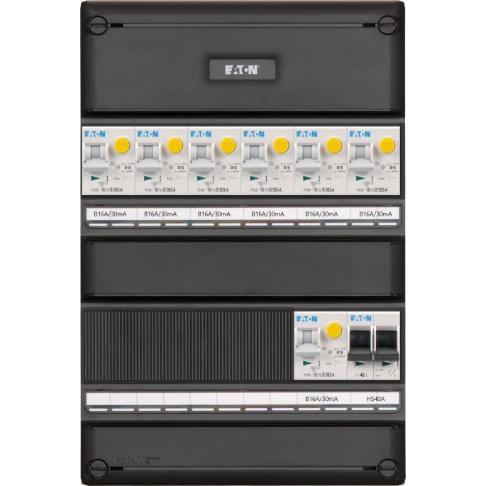 Groepenkast Eaton | 7 Groepen 7 x Lichtgroepen | 1 Fase | A-70G1400-HS-64 