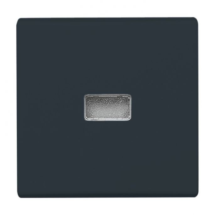 Busch-Jaeger | Schakelwip 1-voudig met rode lens | All-Weather IP44 Antraciet | 2107-35