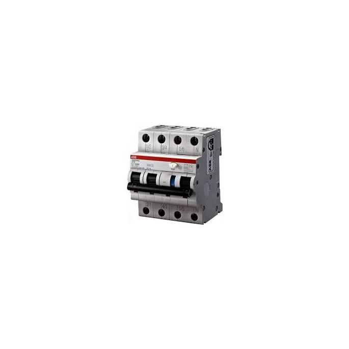 ABB aardlekautomaat / 25A, 30mA, B-kar, 3-polig+nul / DS203NC B25 A30 / 2CSR256140R1255