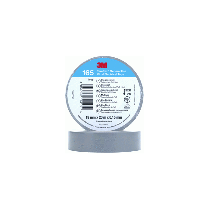 3M 165GY5E19X20 TAPE TEMFLEX GS 19BR 20M