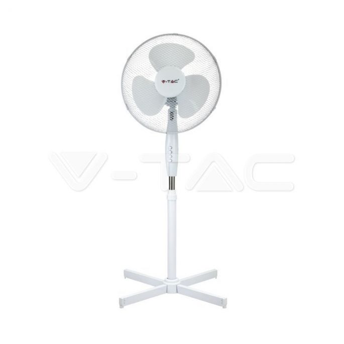 40W staande ventilator 600 mm kruisvoet 4 knoppen 3 bladen