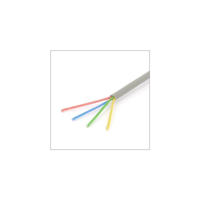 Donné wandkabel Cca grijs 4x0,8mm / D29105 / Haspel van 500 meter