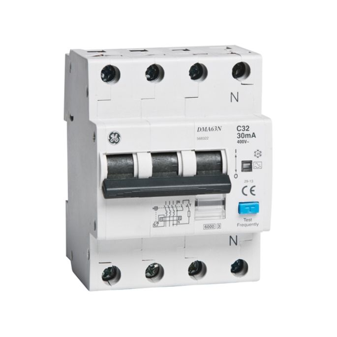AEG aardlekautomaat / 3-polig + nul, 30mA, C32A