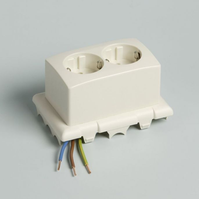 ATTEMA 2183 - 2-voudige WCD voor lasdoos type 2180 - AT2183 