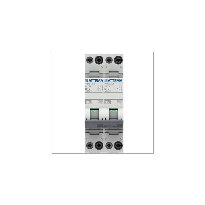 ATTEMA AT90206 FORNUISGROEP 1P+N 16A B-KAR