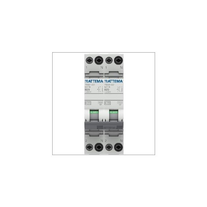 ATTEMA AT90207 FORNUISGROEP 1P+N 20A B-KAR