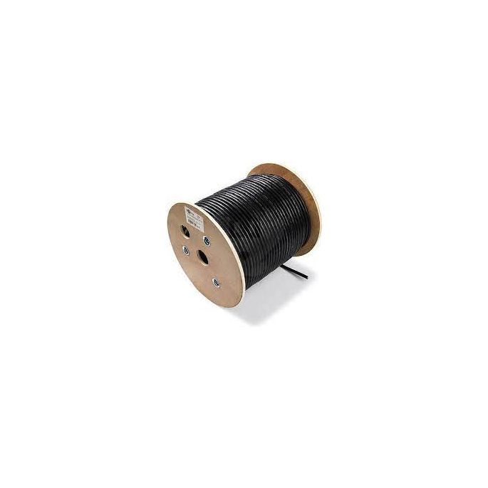 Belden U/UTP Cat. 6 voor buiten, zwart/PE 7965PE - Haspel van 500 meter