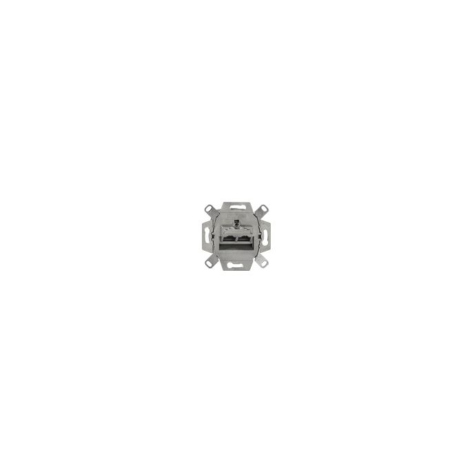 Busch-Jaeger | RJ45 Data wandcontactdoos CAT6A 2-voudig | 0218/12-101
