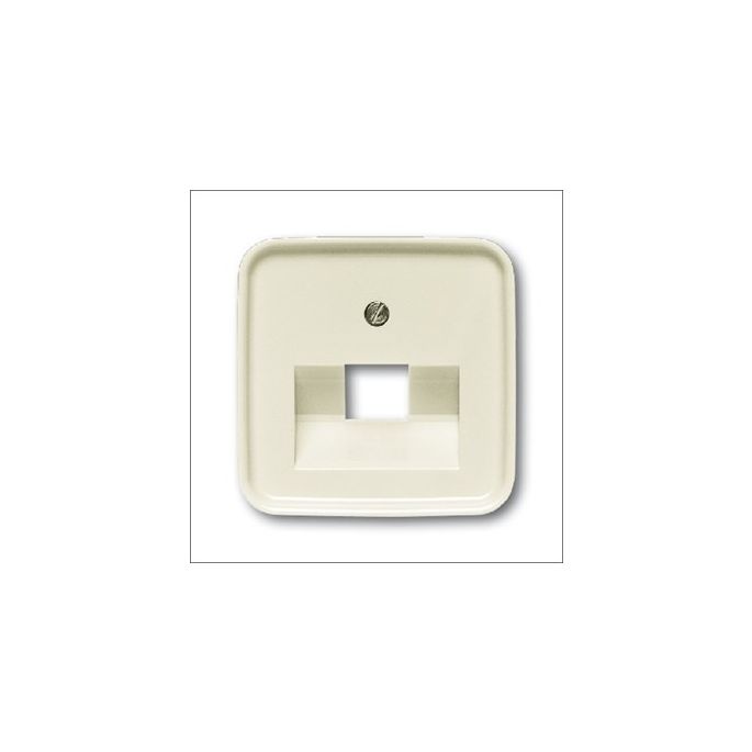 Busch-Jaeger | Centraalplaat RJ45 1-voudig | Standaard SI Crème | 1803-212