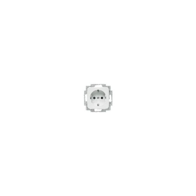 Busch-Jaeger | Wandcontactdoos randaarde | Reflex SI Alpinwit | 20 EUC-214-503