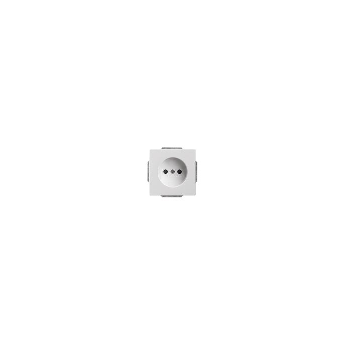 Busch-Jaeger | Wandcontactdoos zonder randaarde | Future Linear Glanzend Wit | 2300 UCRKS-84-503